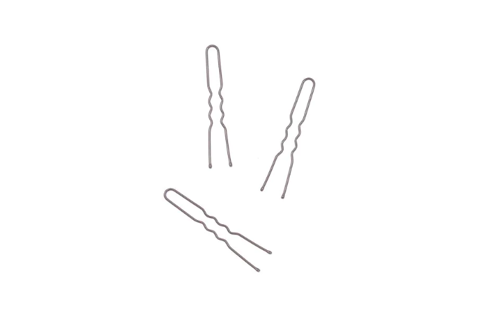 Brown waved hair pins