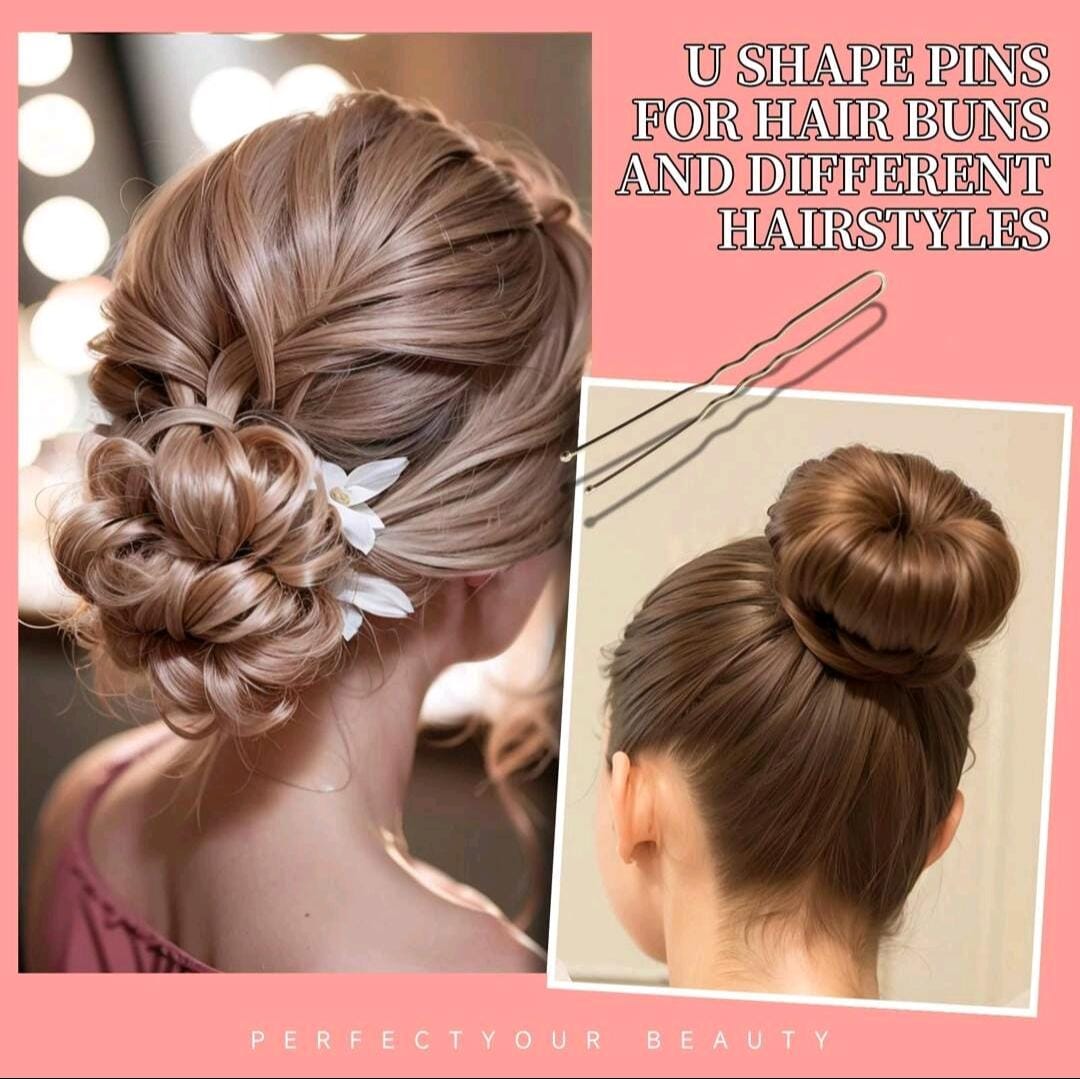 300pcs Hair Clip Set With Storage Box, U-Shape & Straight Hair Clips Styling Accessory Set Claw Clips Hair Claws Hair Barrettes, Bobby Pins