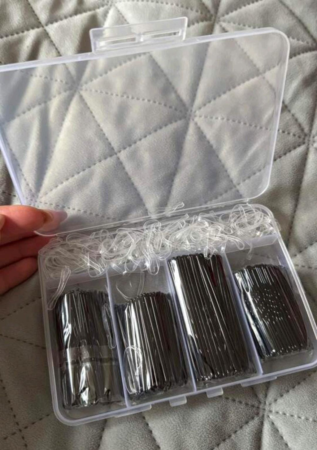 300pcs Hair Clip Set With Storage Box, U-Shape & Straight Hair Clips Styling Accessory Set Claw Clips Hair Claws Hair Barrettes, Bobby Pins